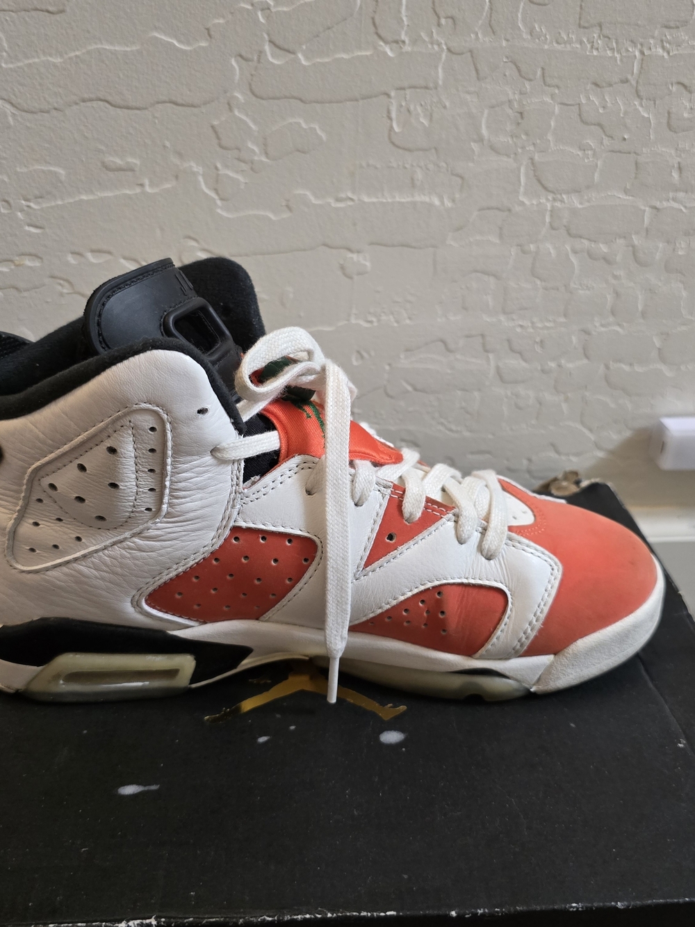 Air Jordan 6 Retro BG 5.5Y Basketball Shoes - Picture 6 of 10